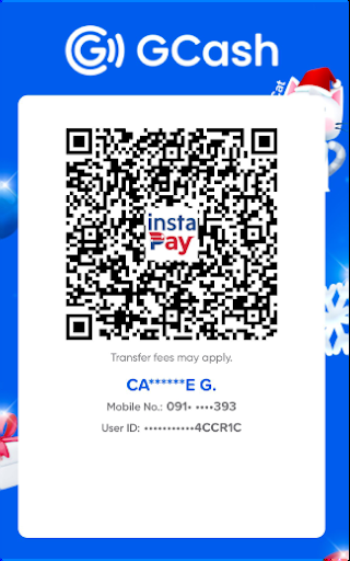 GCash QR code for payment